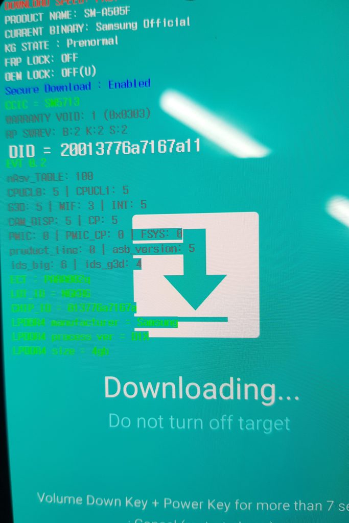 دانلود مد سامسونگ - samsung download mode odin root