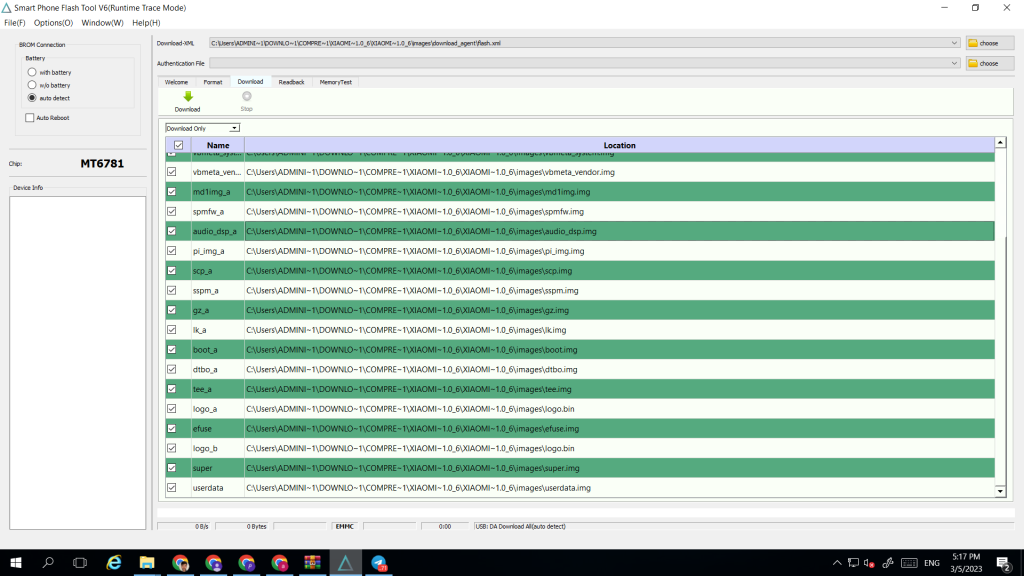 SP Flash Tools