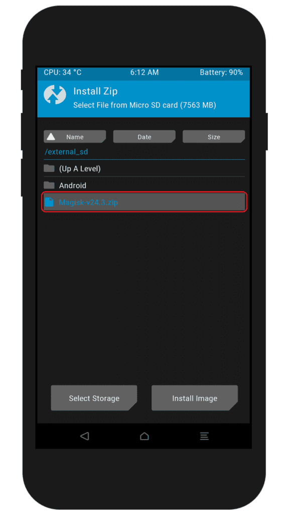 A105F U9 ROOT (A105FDDS9CWB3) فایل روت A10 