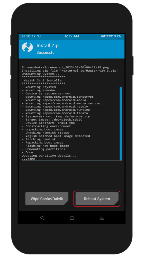 A105F U9 ROOT (A105FDDS9CWB3) فایل روت A10 