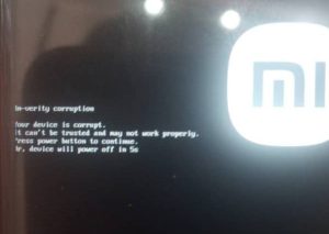 حل مشکل dm-verity verification failed در شیائومی - مدیاتک