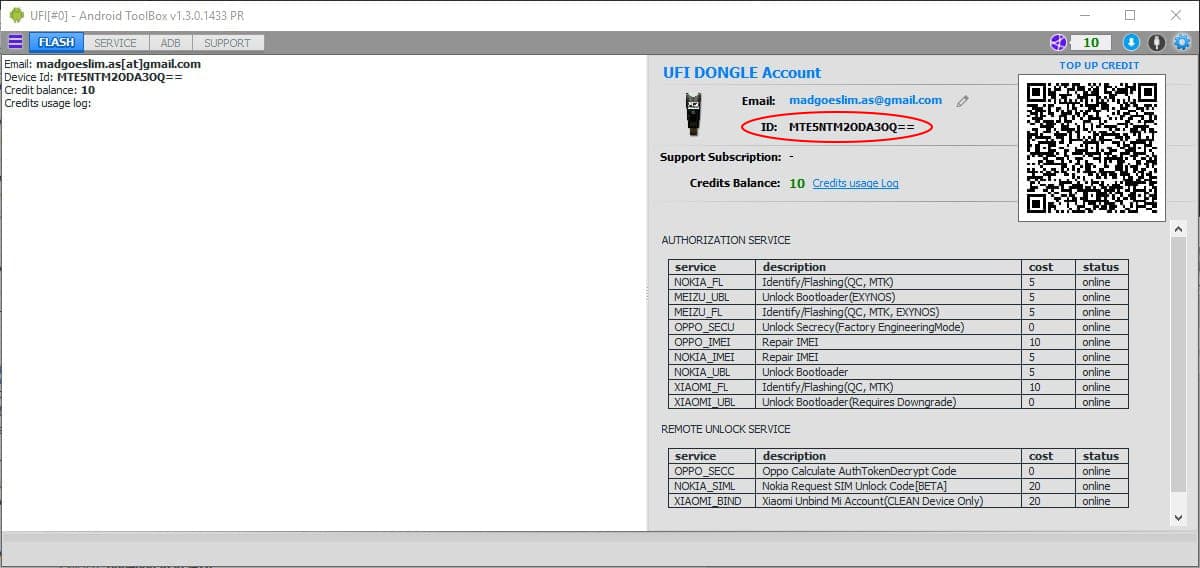 ufi accountid email ufi