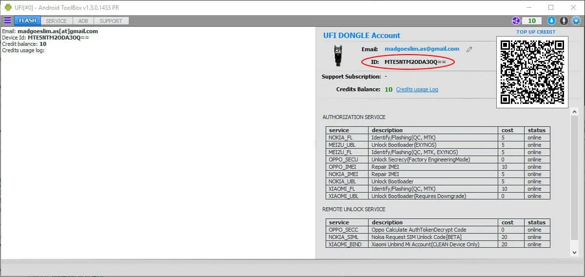 ufi accountid email ufi
