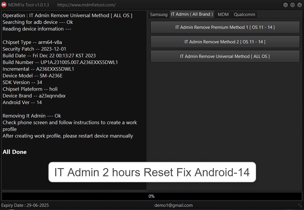 MDM Fix