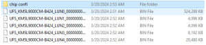فایل دامپ A256E-U1 UFS-DUMP